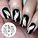 Born Pretty Nail Art Stamping Template Image Plate Cute Birds Feather BP58