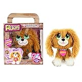 KD Kids Rescue Runts Spaniel Plush Dog, White/Brown