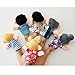 Moon Boat Family Member Finger Puppet Kids Toy 6 PCS