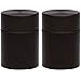 2x Stash Jar - Airtight Smell Proof Aluminum Herb Container Waterproof, Scent Lock Odor Protection. Beautiful Discreet Metal Design. Store Herbs and Spices Securely. Portable Travel Size