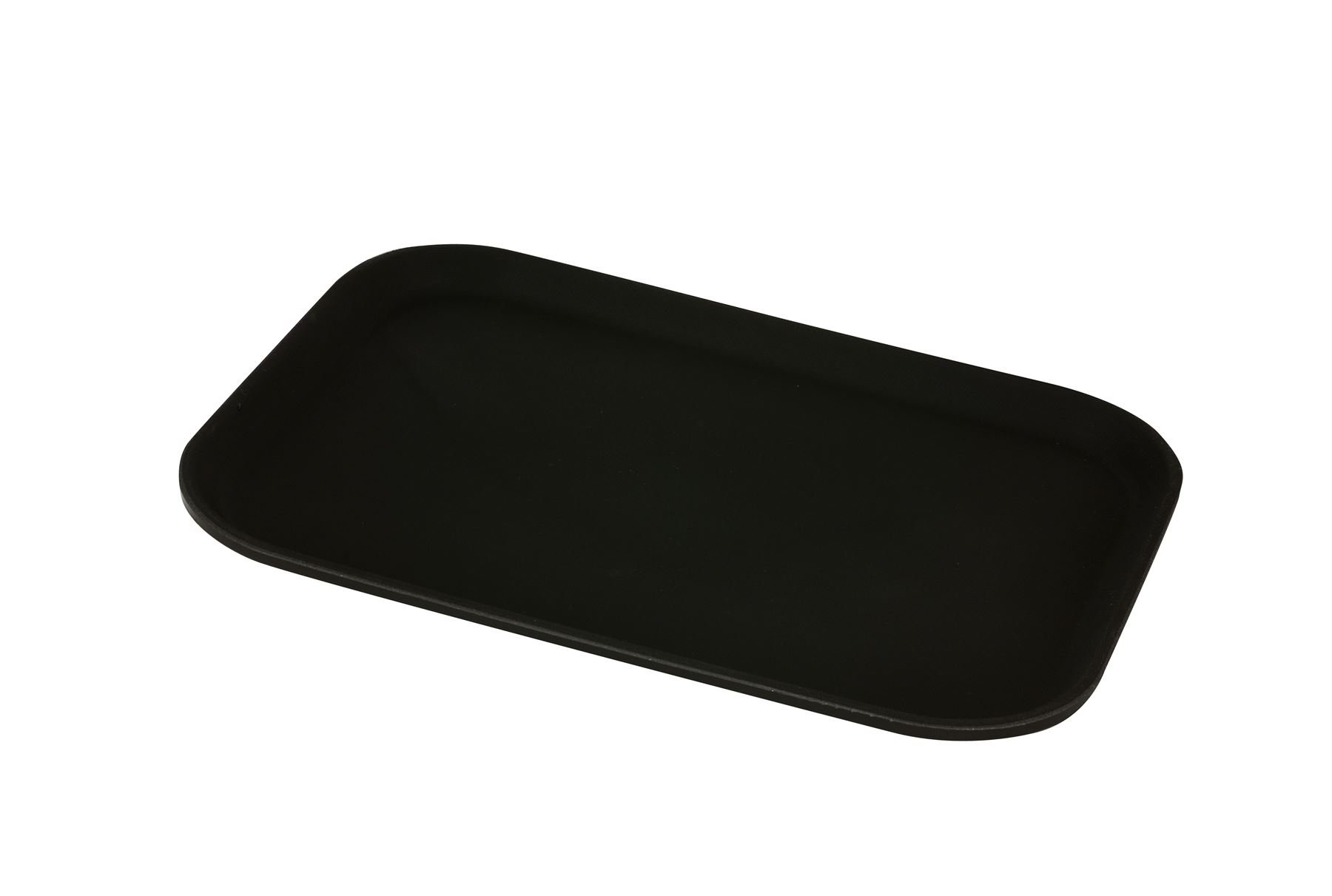 Genware NEV-GG1418BLK Tray, Gen Grip, 14" x 18" Rect., Non-Slip, Black