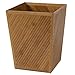 Creative Bath Products SBM54BR Spa Bamboo Waste Basket