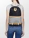 Leaper Navy Style School Laptop Backpack Girls Canvas Bookbag Water Blue