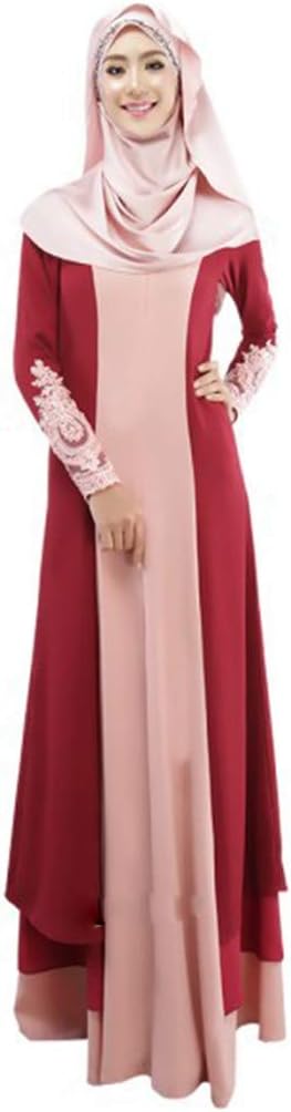 Muslim Dress Church Worship CostumeVintage Women Long Maxi Dress Arab Robe