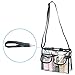 Clear Tote Bag for Cosmetic, PVC Bolsa Transparent with Removable and Adjustable Shoulder Strap