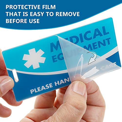 Medical Equipment ID Identification Luggage Tags | Medical Alert | Carry-On Respiratory Devices
