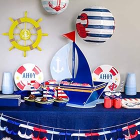 MDLUU Wooden Ship Wheel 11 Inches, Ship Rudder Decor, Helm Wheel Wall Hanging Ornament for Mediterranean Nautical… 51Mxf2VLVlL