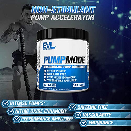 EVL PumpMode Nitric Oxide Supplement Nitric Oxide Booster Pump Pre