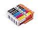 K-Ink Compatible Ink Cartridge Replacement for Canon PGI-250 CLI-251 PGI 250 CLI 251 XL for PIXMA MX922, MG7520, MG7120, MG5520, iP8720, MG6620, MG5420, MG6320, iX6820, iP7220 Printers - 5 Pack