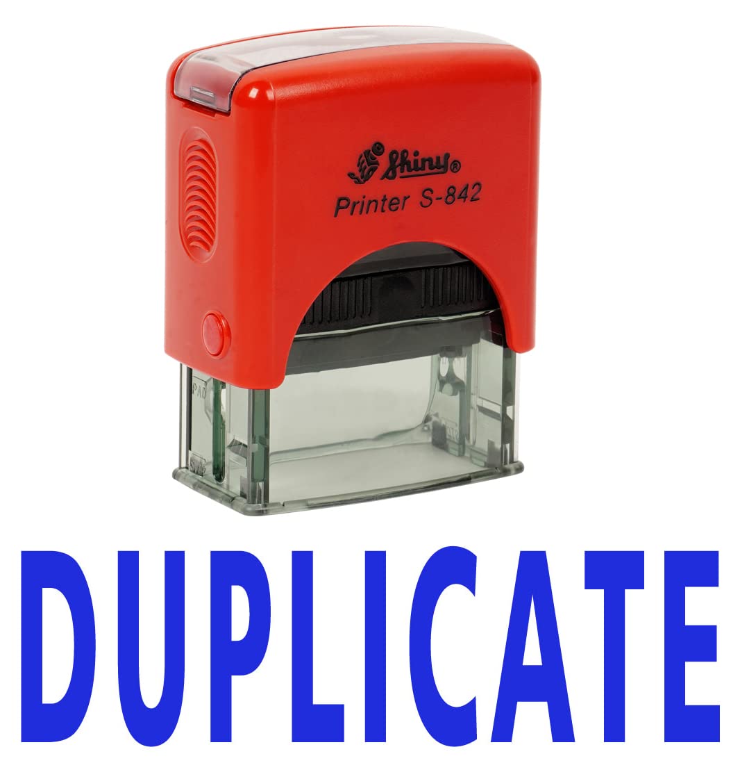 Printtoo Duplicate Self Inking Rubber Stamp Office Stationery Custom Shiny Stamp