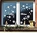 EXTSUD Window Sticker Snowflake,Window Decorations Wall Stickers Decal For window, Pack of 2 (White) Best for Mother's Day gifts LOWEST PRICE