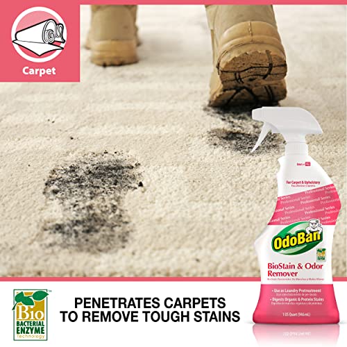 OdoBan Professional Cleaning BioStain and Odor Remover Gallon and Spray