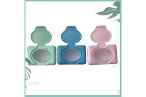 Baby Wipe Case Travel Holder Keeps Moist Set of Wet Diaper Holders Cases Portable Travel On The Go Refillable Dispenser Conta