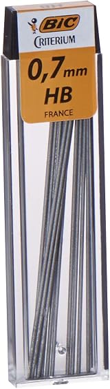 BIC Criterium Mechanical Pencil Leads 0.7 mm HB Gray 2 Pack view 2