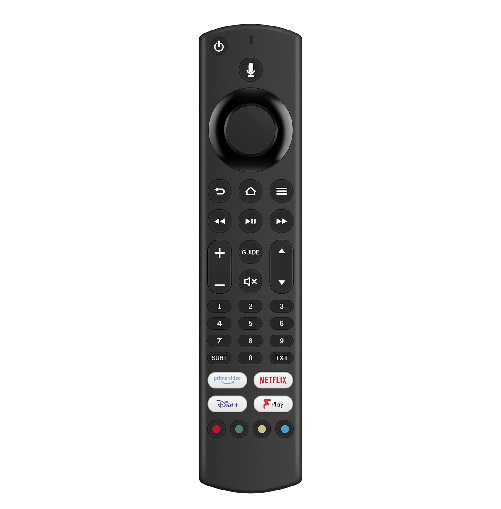 AULCMEET Replacement Voice Remote Control fit for Ferguson LED Smart TV F4020AFR/NO30107-001599-001 F3220FR F4020AFR F4320AFR F3220AFR TCL 55CF630K