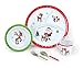 Rudolph 5-Piece Melamine Dish Set – Includes Plate, Bowl, Cup, Fork, and Spoon