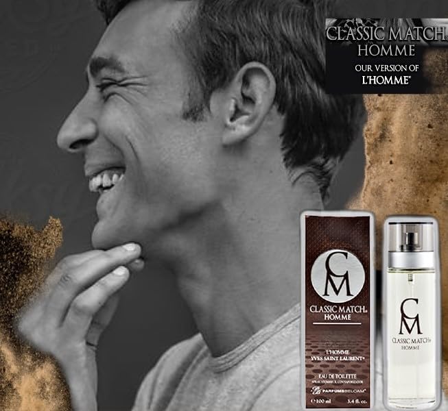 Parfums Belcam Classic Match Homme, our version of a Prestige Designer Eau de Toilette Spray, 100 ml