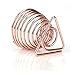 LandFox Makeup Beauty Stencil Egg Powder Puff Sponge Display Stand Drying Holder Rack,Triangle (Rose Gold)