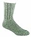 Fox River Norsk Crew Hiking Sock, Classic Ragg Wool, Memory-Knit Construction, Reinforced for Durability, Warm, Brown Tweed, Large