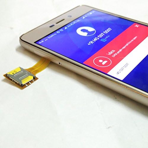 MCWANN Hybrid SIM Slot Adapter to Run 2 SIM And Micro SD Card