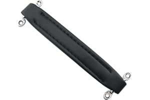 DGBRSM Black AMP Guitar Amplifier Handle Strap Vintage Style Guitar AMP Amplifier Handle Vinyl PVC Handle Guitar Amplifier Audio PVC Handle for Amplifiers replacement Black Buckle