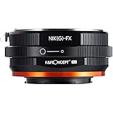 K&F Concept Lens Mount Adapter Compatible for Nikon G/F/AI/AIS/D/AF-S Mount Lens to Fujifilm Fuji X-Series X FX Mount Cameras