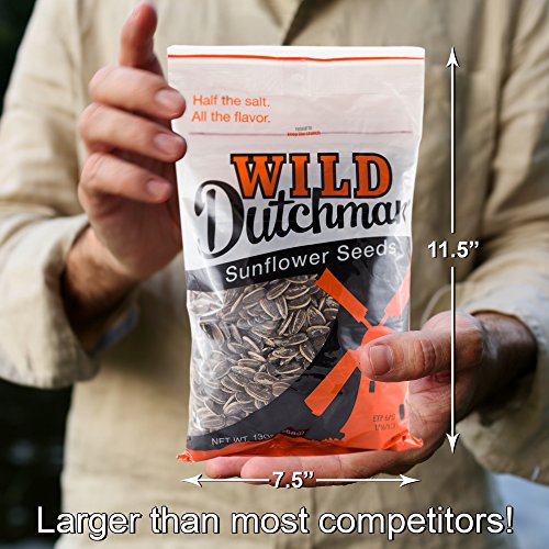 Wild Dutchman Sunflower Seeds (13 oz /Pack of 6) - Unique Family Recipe Containing No GMOs Half ... - Thumbnail 4