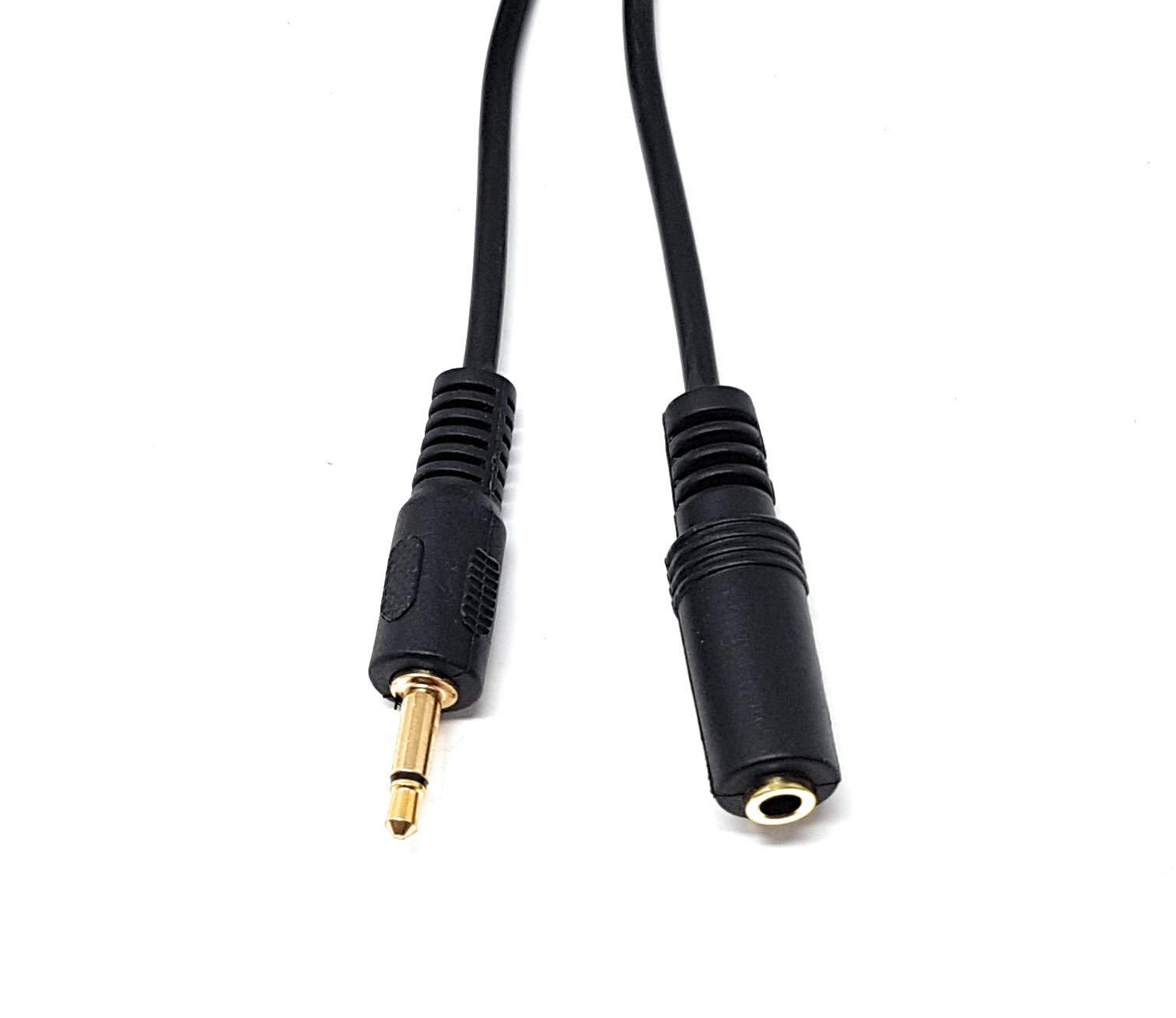 MainCore 1m 3.5mm Mono Jack to 3.5mm Mono Socket Extension Cable – Audio Lead Cord for Microphones, Amps, Mixers, and Audio Equipment