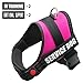 FAYOGOO Dog Service Vest Harness, Pink, XXS to XXL, Reflective Stitching, Soft Padding, Buckle Closure