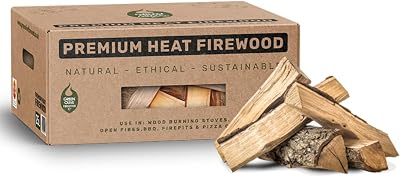 Green Olive Firewood Kiln Dried Hardwood Logs - Oak Beech - Long Burn High Heat