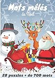 Mots mêlés de noël: Mots mêlés noël - Mots cachés Noël , mots mêlés pour adulte spécial n by