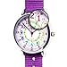 EasyRead Time Teacher Children's Watch, 12 & 24 Hour Time, Rainbow Colors, Navy Blue Strap