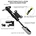 NewMainone Mini Bike Pump Portable Bicycle Frame Pump,Bicycle Tire Pump Glueless Puncture Repair Kit,120 PSI Fast Air Pump Suitable for Presta & Schrader Valve