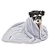 PAWZ Road Dog Blanket Fluffy Skin-Friendly and Warm,Double-Sided,No Shedding for Cats Dogs and Small Animals Grey
