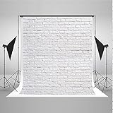 Kate 5x7ft White Brick Wall Photo Background Product Photography Backdrops Cloth Seamless Can be Washed