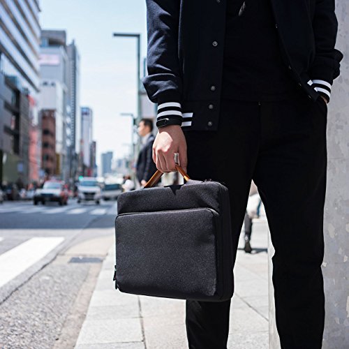 Tomtoc 360 Protective Laptop Sleeve Case Bag for New Surface Pro 2017, Surface Pro 4/ 3/ 2/ 1, Spill-Resistant 11.6 Inch Ultrabook Notebook Tablet Briefcase Cover, Black Blue