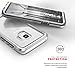 Zizo ION Series Compatible with Samsung Galaxy S9 Case Military Grade Drop Tested with Tempered Glass Screen Protector Silver Clear