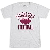 Homefield Officially-Licensed College T-Shirt | Vintage Arched Football Tee | Premium School T-Shirt With Soft Bi-blend Fabric For Lightweight And Breathable Comfort | Athletic Fit