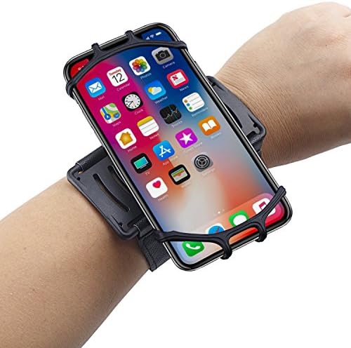 Sports running armband 180° rotatable for iphone x/8 Plus/7/7plus Galaxy S8, S6 / S6 Edge and All Smartphone Models , with Key Holder，Good For hiking,Biking,Walking