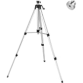 Firecore Adjustable 60-inch Aluminum Alloy Laser Tripod, with Bubble Level and Extra 5/8"-11 Tripod Adapter-FT1500D