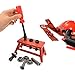 FunsLane Children Repair Tools Toy Set Includes Safety Helmet, Powered Drill, Hammer, Saw and other Construction Accessories for Kids Pretend Play Tool Toys