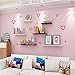 WUDENHOM White Shelf for Wall, Set of 3 Wall Mount Wood Floating Decorative Long Shelves for Home School Office Dormitory Decoration(12,16,20Inch Long)