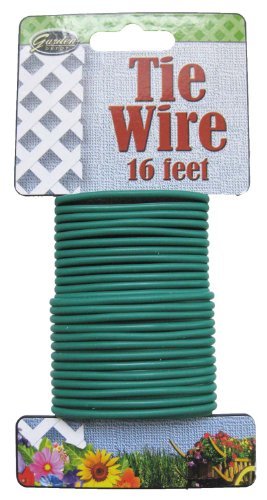 Garden Depot Soft Twist Ties. Green, 16 Feet, Soft Plant Ties for Gardening