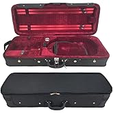 WUQIMUSC 16 inch Viola case Adjustable for 15 to 16.5 inch Lightweight Oxford Strong handles Back straps Viola soft case