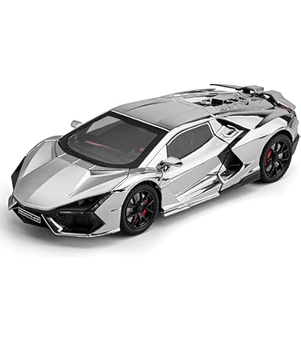 TOKAXI Lamborghini Revuelto – Modèles de voitures moulées sous pression à l'échelle 1/36, voitures jouets Lamborghini, cadeaux pour garçons et filles, orange