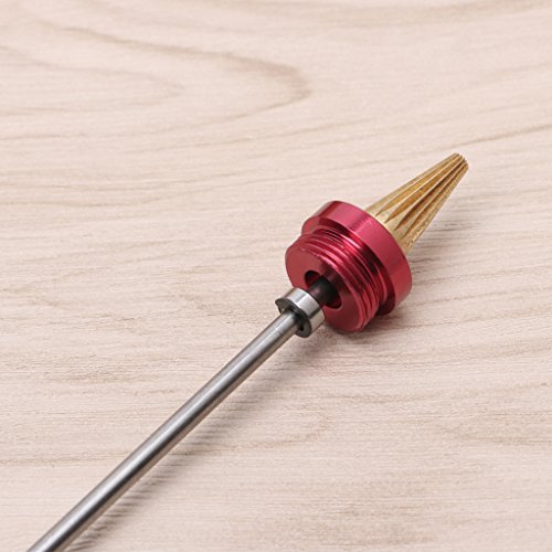 Hacloser DIY Leather Craft Edge Dye Oil Pen Applicator Brass Head Hand Treatment Tools (Red) - Thumbnail 6