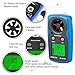 Wind Speed Meter - BT-817A Handheld Anemometer Digital Gauge Thermometer Air Velocity & Temperature Measurement for Windsurfing Shooting Sailing Pocket Weather Station