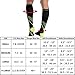 Mava Sports Compression Socks (Black & Gray, Large)