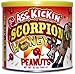 Ass Kickin Extremely Hot Roasted Sweet & Spicy Scorpion Pepper Honey Flavored Peanuts Specialty Snacks - 12 Ounces