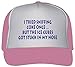 I Tried Sniffing Coke Once … But The Ice Cubes Got Stuck in My Nose Trucker Hat Cap Pink
